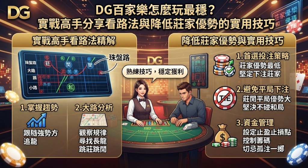 實戰高手分享看路法與降低莊家優勢的實用技巧